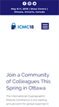 Mobile Screenshot of icmconference.org